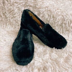 Black Dark Sleeping Pixie Fuzzy Slippers Dolls Kill